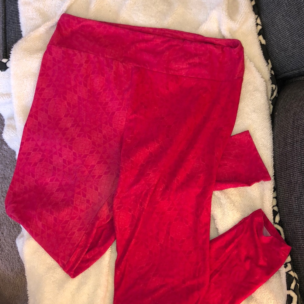 LulaRoa Tall & Curvy Hot Pink Leggings